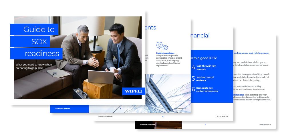 Guide to SOX readiness